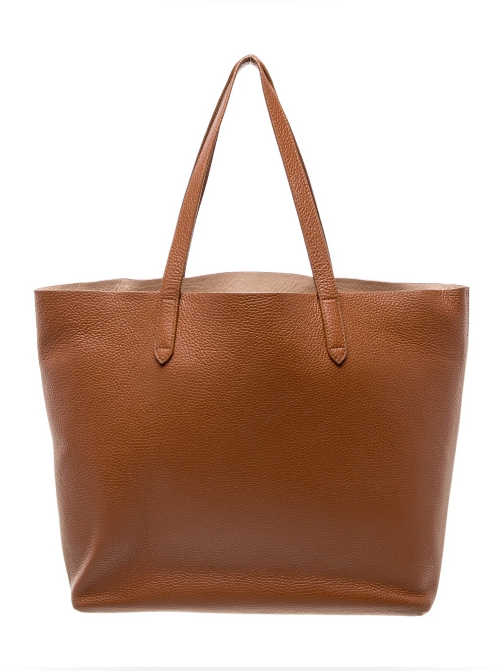 Cuyana Cognac Pebbled Leather Tote PR23-16